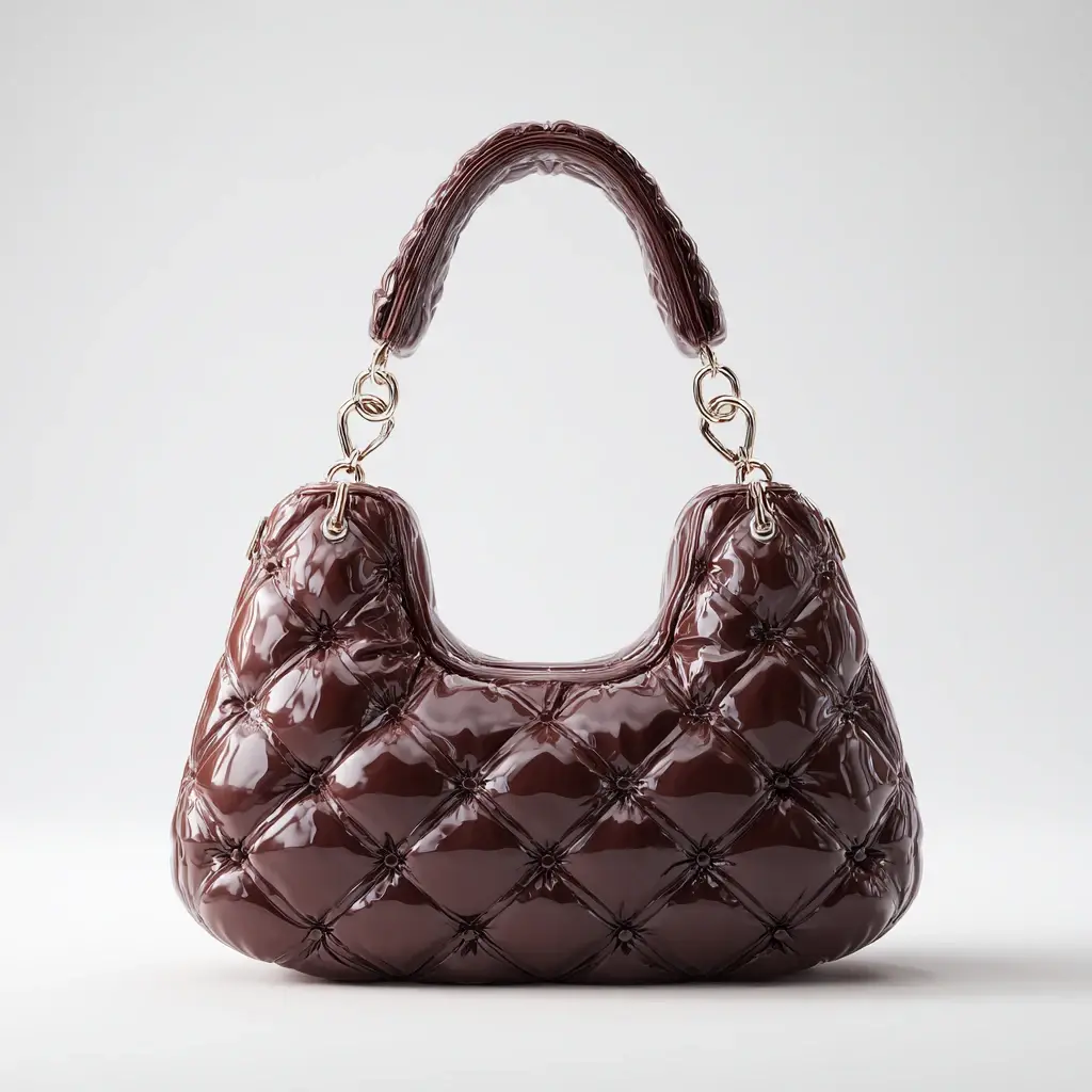 handbag sample revision list annotated with numbered items and measurements during private label sampling