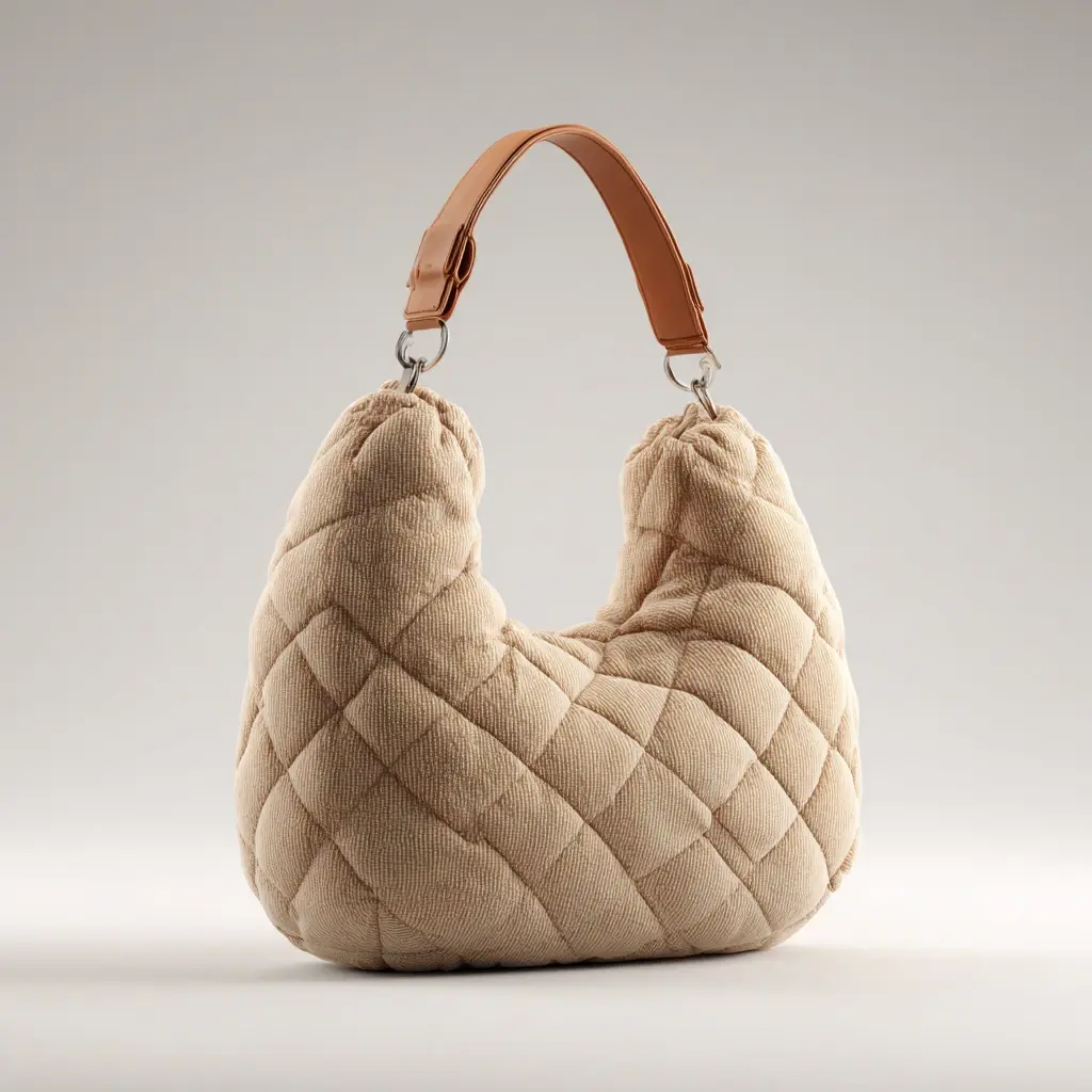Private label handbag collection in three silhouettes and two colourways staged for a seasonal range plan