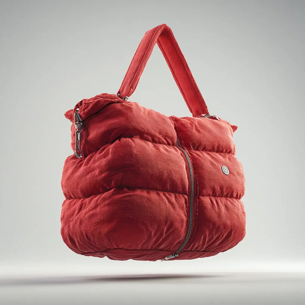 Three private label handbag silhouettes in two colourways laid out as a balanced six-SKU collection